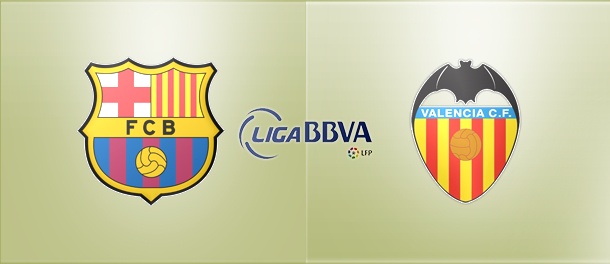 дерби мач между отборите на Барселона и Валенсия